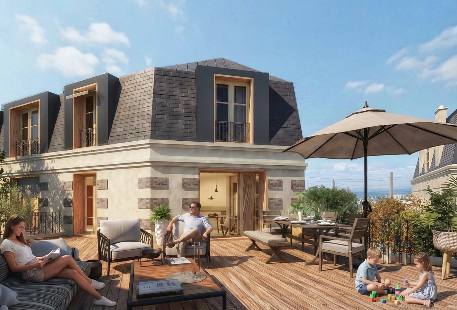 Vue de la résidence — appartement