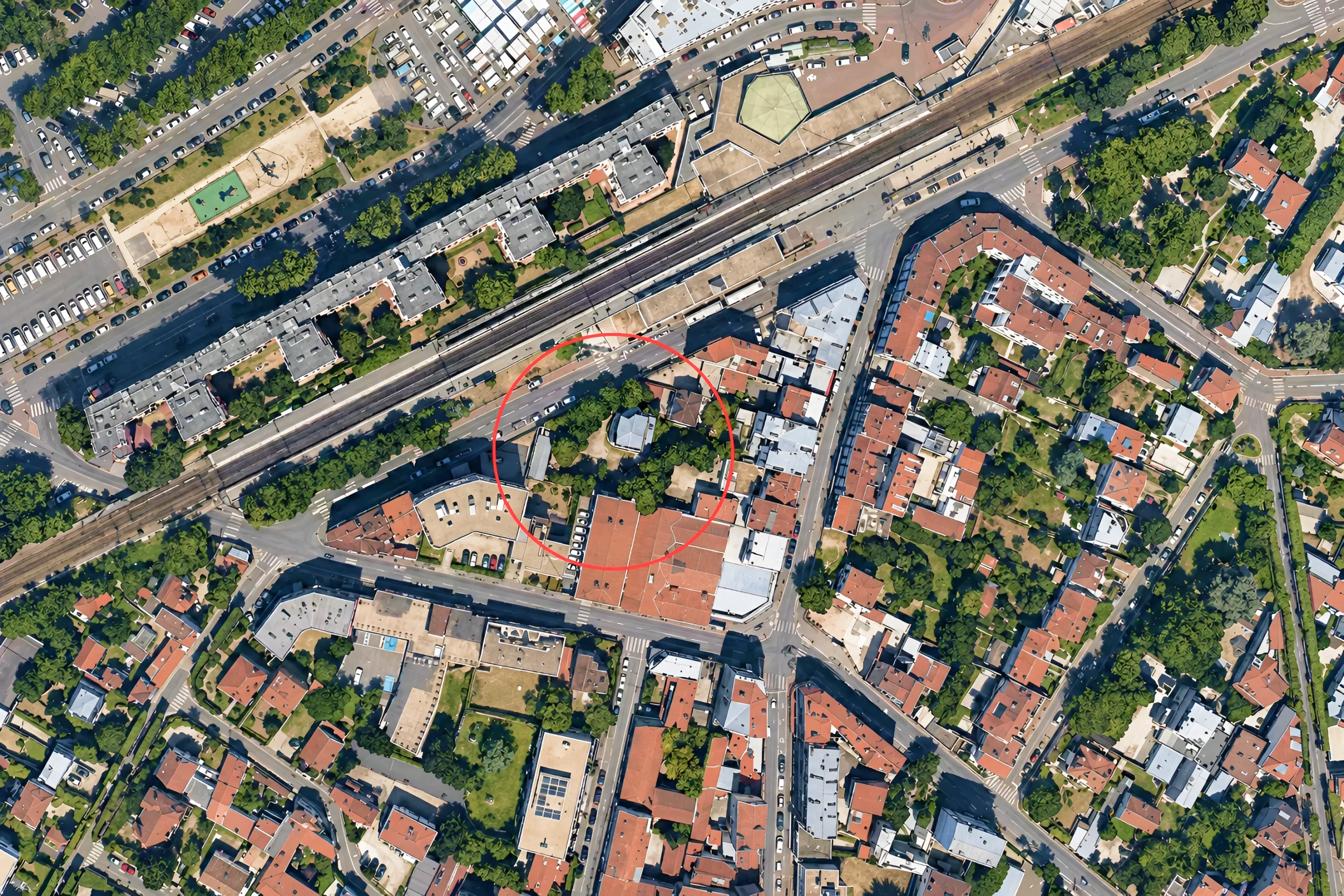 Localisation aérienne — 68 Boulevard du Couchant, Nanterre