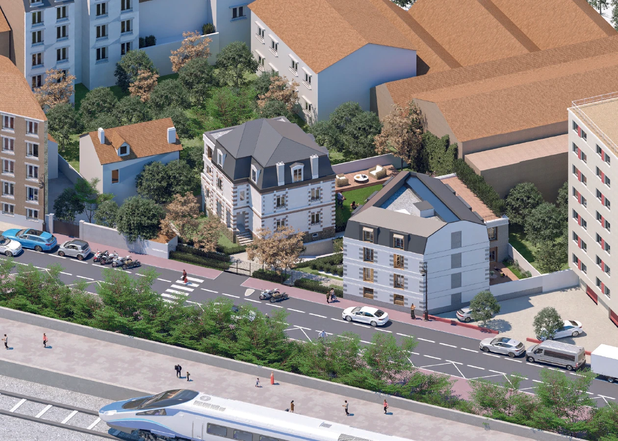 Vue aérienne — Cœur Nanterre